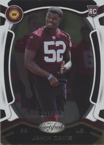 2021 Panini Certified Jamin Davis #151