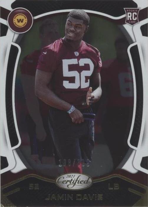 2021 Panini Certified Jamin Davis #151