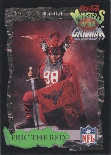 1994 Classic Pro Line Live Coca-Cola Monsters of the Gridiron Eric Swann #1