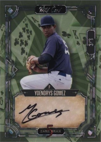 2023 Wild Card 5 Card Draw - Yoendrys Gomez #5CDCL-72
