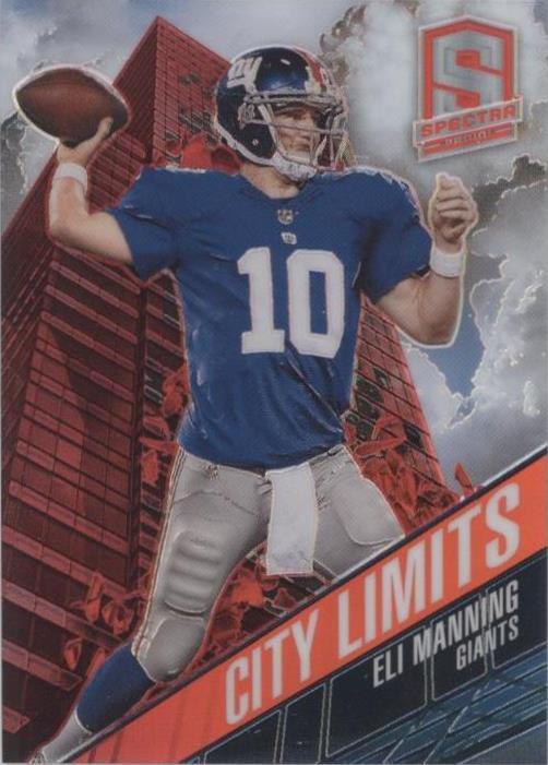 2013 Panini Spectra City Limits Red 21 Eli Manning /25 for sale