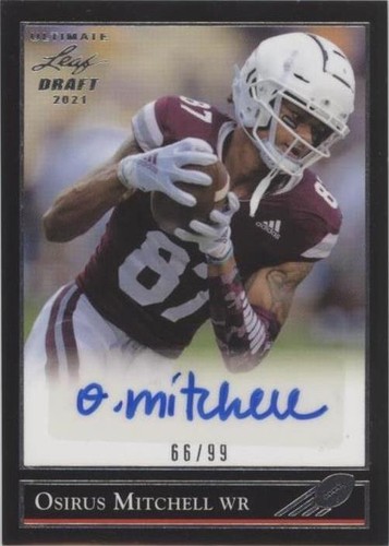 2021 Leaf Ultimate Draft Osirus Mitchell #BG-OM1