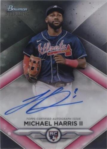 2023 Bowman Sterling MICHAEL HARRIS II #RA-MH Rookie Auto