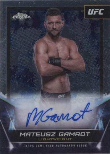 2024 Topps Chrome UFC - Mateusz Gamrot #FNA-MGA