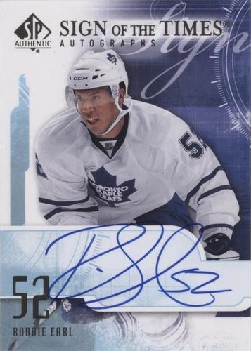 2008-09 SP Authentic - Robbie Earl #ST-RE