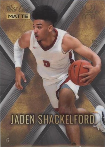 2022-23 Wild Card Matte Draft - Jaden Shackelford #MXP-17