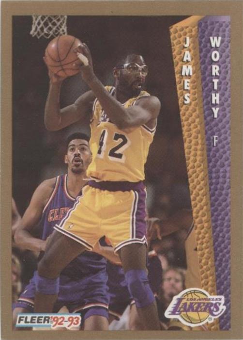 Fleer 1992-93 - James Worthy #114