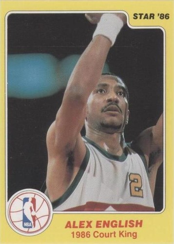 1986 Star Court Kings - Alex English #12