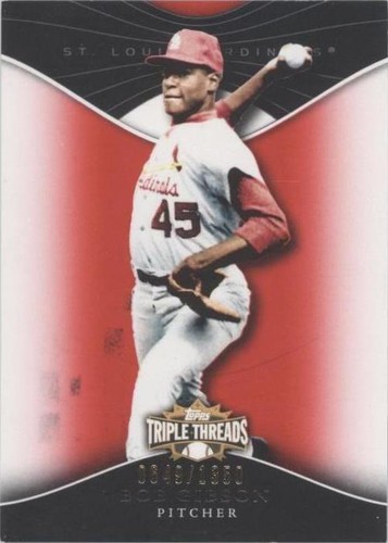 2009 Topps Triple Threads - Bob Gibson #97