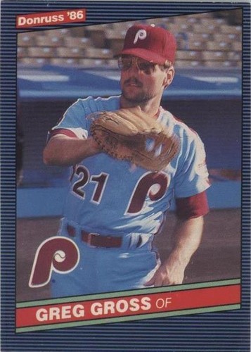 1986 Donruss - Greg Gross #163
