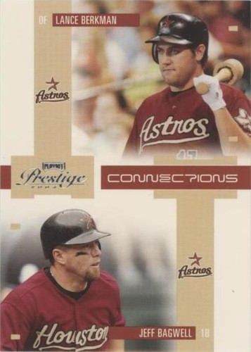 2004 Playoff Prestige - Jeff Bagwell Lance Berkman #C-17