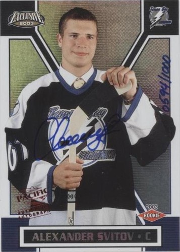 2002-03 Pacific Exclusive - Alexander Svitov #200