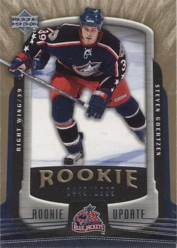 2005-06 Upper Deck Rookie Update - Steven Goertzen #124
