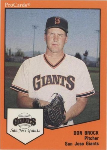 1989 ProCards Minor League Team Sets - Don Brock #442