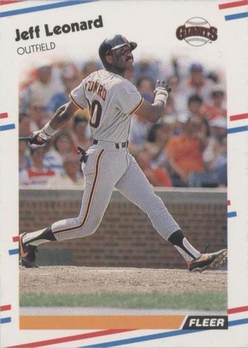 1988 Fleer - Jeffrey Leonard #88