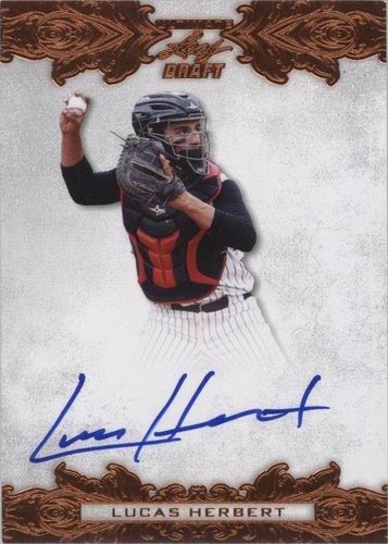 2015 Leaf Ultimate Draft - Lucas Herbert #BA-LH1