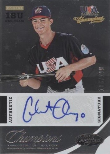 2013 Panini USA Baseball Champions - Christian Arroyo #25