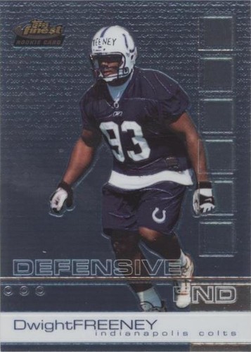2002 Topps Finest Dwight Freeney #92