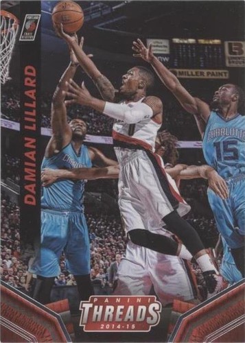 2014-15 Panini Threads - Damian Lillard #35