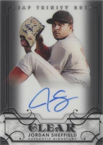 2016 Leaf Trinity - Jordan Sheffield #CA-JS1