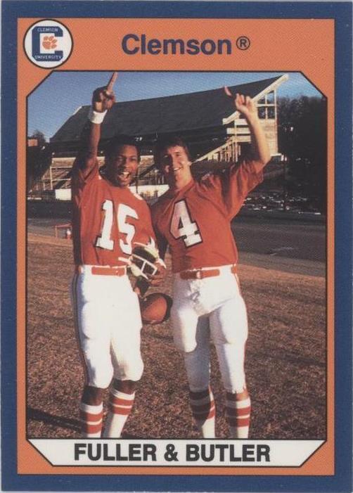 1990 Collegiate Collection Clemson Tigers Jerry Butler Steve Fuller #141