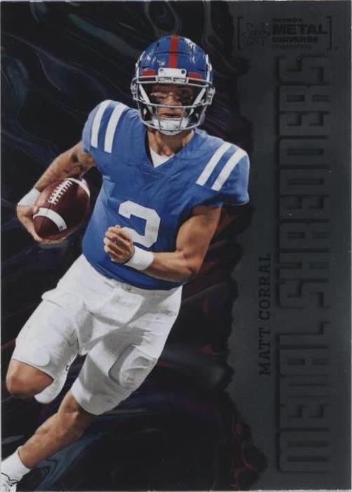 2022 Skybox Metal Universe Champions Matt Corral #126