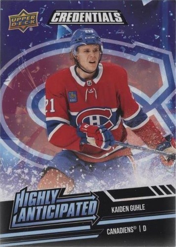 2022-23 Upper Deck Credentials - Kaiden Guhle #HA-46