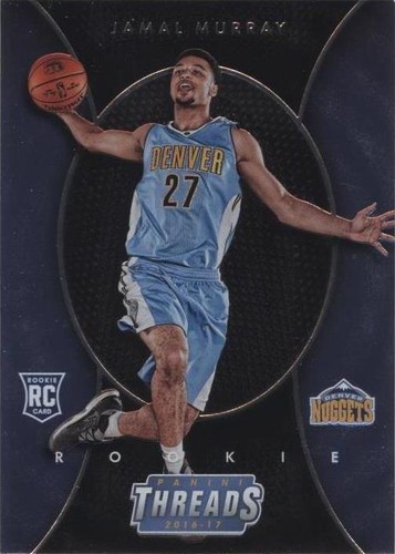 2016-17 Panini Threads Jamal Murray Rookie RC #168 Denver