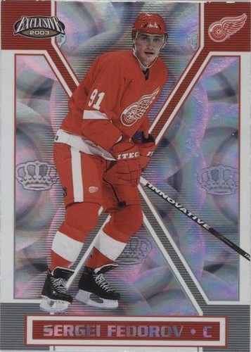 2002-03 Pacific Exclusive - Sergei Fedorov #62