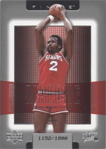 2003-04 Upper Deck Finite - Moses Malone #62