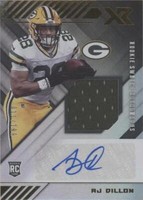 2020 Panini XR A. J. Dillon #RSA-AJ