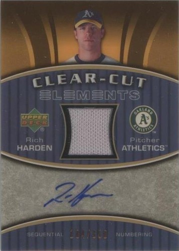 2007 Upper Deck Elements - Rich Harden #CCE-RH