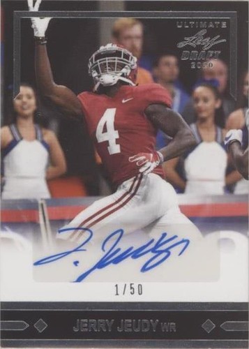 2020 Leaf Ultimate Draft Jerry Jeudy #91-JJ1