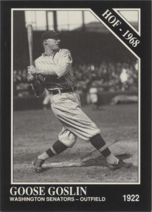 1991 The Sporting News Conlon Collection - Goose Goslin #62