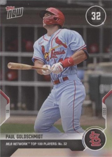 2021 Topps Now MLB Network Top 100 Players - Paul Goldschmidt #T-32