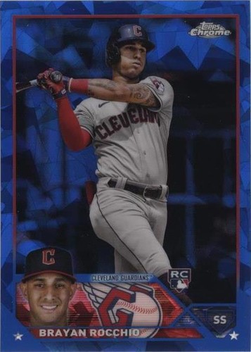 2023 Topps Chrome Update Series Sapphire Edition - Brayan Rocchio #USCS214