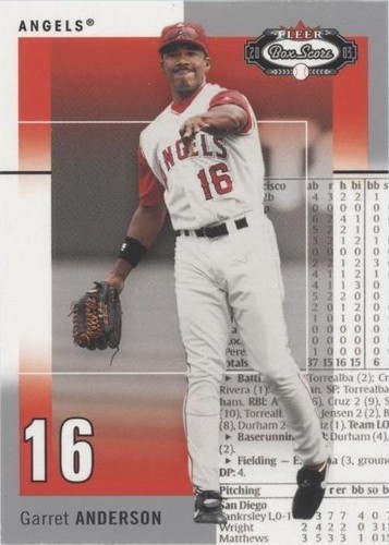 2003 Fleer Box Score - Garret Anderson #92