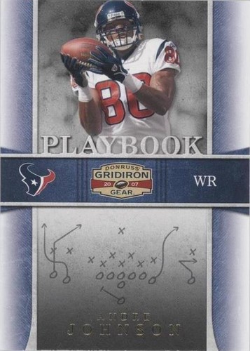 2007 Donruss Gridiron Gear Andre Johnson #PB-14