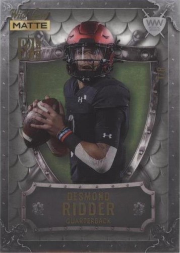 2022 Wild Card Matte SP Exclusive Desmond Ridder #WWN-10
