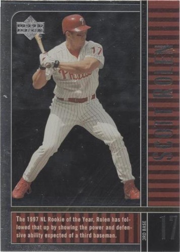 2000 Upper Deck Legends - Scott Rolen #61