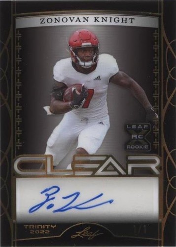 2022 Leaf Trinity Zonovan Knight #CA-ZK1