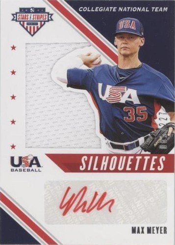 2020 Panini USA Baseball Stars & Stripes - Max Meyer #USJ-MM