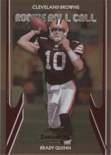2007 Playoff Contenders Brady Quinn #RRC-7