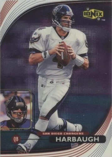 1999 UD Ionix Jim Harbaugh #49