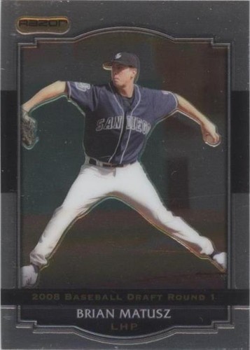 2008 Razor Signature Series Metal - Brian Matusz #BA-BIM