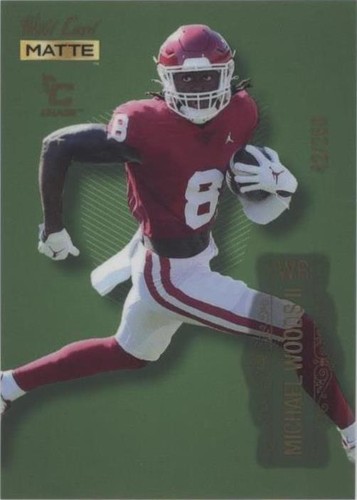 2022 Wild Card MATTE Michael Woods II #MB-85