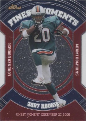 2007 Topps Finest Lorenzo Booker #RFM-LB