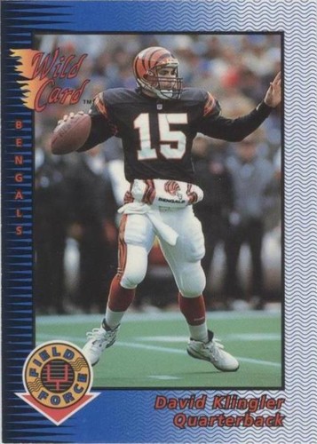 1993 Wild Card David Klingler #CFF-97