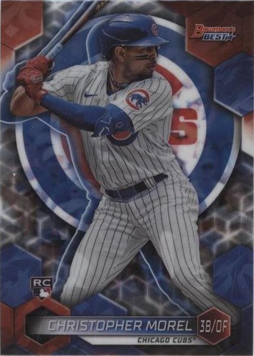 その他 2021 bowman sapphire Christopher morel 2021 BOWMAN CHROME PROSPECT 1ST SAPPHIRE CRACKED ICE