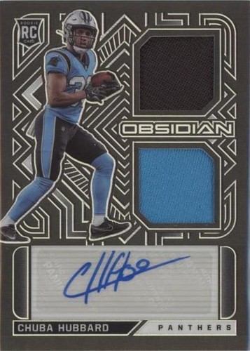2021 Panini Obsidian Chuba Hubbard #RJI-CH